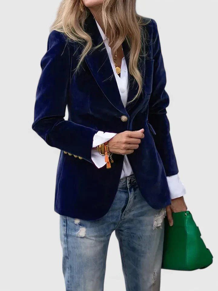 Women's Work Blazer - Blue