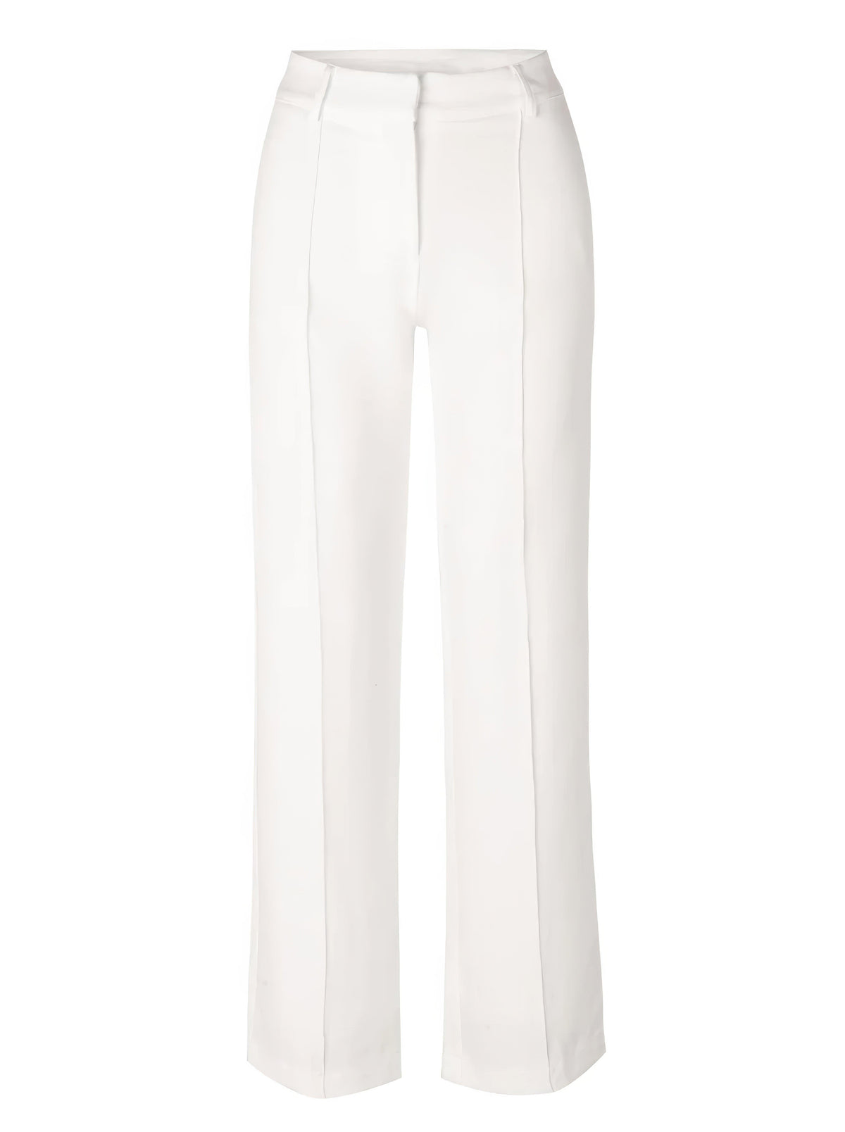 Women's Black High-Waisted Tailored Wide-Leg Trousers
