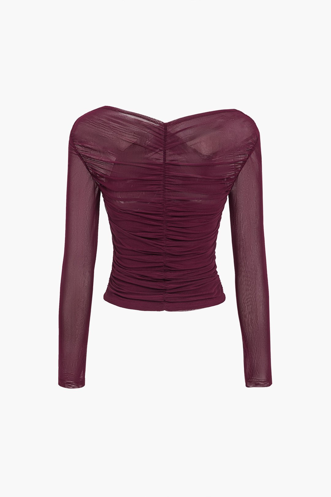 Women's Cropped V-Neck Party Long Sleeve Going-Out Top